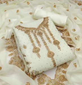 Embroidery Georgette Four Piece RBWF0223