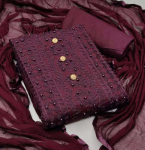 Kashmiri Ari Embroidery Three Piece - RBWF0193