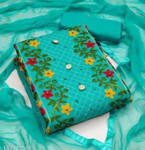 Kashmiri Ari Embroidery Three Piece - RBWF0197