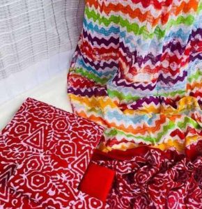 Mom Batik - Pure Cotton 3 Pcs  LSWF0303