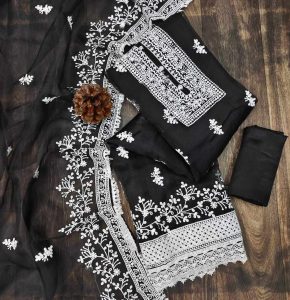 Organza Four Piece Dress - RBWF0211