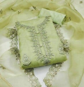 Organza Four Piece Dress - RBWF0118