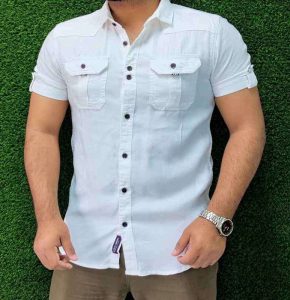 Stylish half Sleeve Print or Solid Shirt  NRMF0051